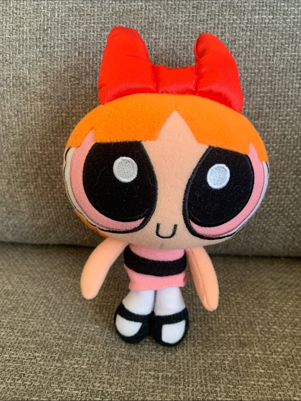 Powerpuff Girls Blossom 8” Plush Stuffed Doll 1999 Cartoon Network